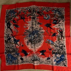 Hermes Scarf Equateur Wash Silk Twill